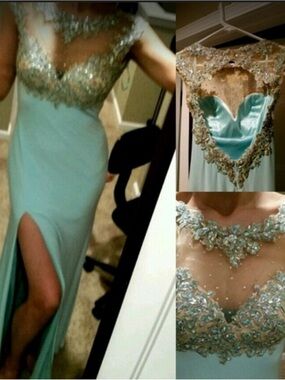 Stunning Sequin Embellished Prom Dress